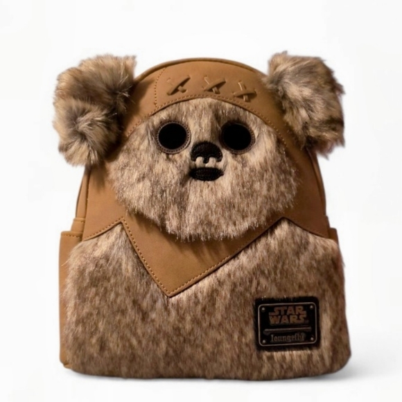 Loungefly Star Wars Wicket Ewok Cosplay Mini Backpack
